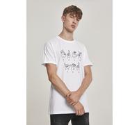 Mister Tee Herren T-shirt FU Sign Language, white, S, MT1097