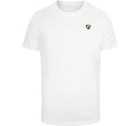 Mister Tee T-Shirt Glossy Heart Pride Tee MT3363 White-L