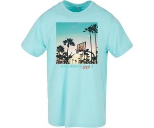 Mister Tee T-Shirt Home Hoop Tee Berylblue-3XL