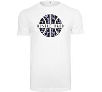 Mister Tee T-Shirt Hustle Hard Tee White-M