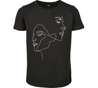 Mister Tee T-Shirt Kids One Line Short Sleeve Tee Black-110/116