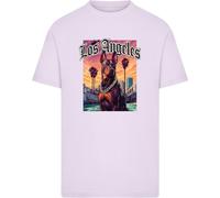 Mister Tee T-Shirt Los Angeles Dog MT3987 Lilac-L