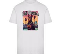 Mister Tee T-Shirt Los Angeles Dog MT3987 White-L