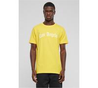 Mister Tee Herren T-Shirt Los Angeles Wording Tee Taxi Yellow S