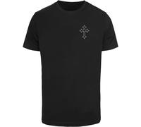 Mister Tee T-Shirt Memento Mori Oneline Cross MT3890 Black-3XL