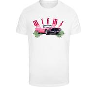 Mister Tee Herren Miami Car Tee White, XL