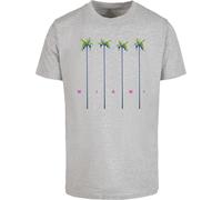 Mister Tee T-Shirt Miami Palms Tee MT2404 Heather Grey-S