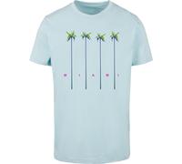 Mister Tee T-Shirt Miami Palms Tee MT2404 Ocean Blue-XL