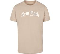 Mister Tee T-Shirt New York Wording MT3070 Sand-XL