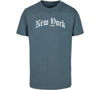 Mister Tee T-Shirt New York Wording Tee MT3070 Dustyblue-S