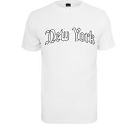 Mister Tee T-Shirt New York Wording Tee White-XS
