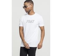 T-Shirt MISTERTEE "MisterTee Herren Pray Hands Tee", Jungen, Gr. XXL, weiß, 100% Baumwolle, unifarben, normal, Rundhals, Shirts T-Shirt (35674147-XXL) weiß