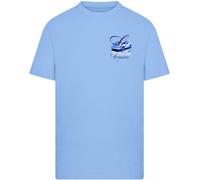 Mister Tee T-Shirt Runs Better Than Your Playlist MT4001 Horizon Blue-XS