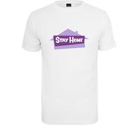 Mister Tee T-Shirt Stay Home Tee White-M