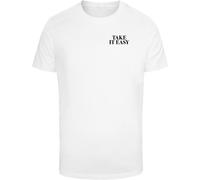 Mister Tee T-Shirt Take It Easy Palm Paradise MT3929 White-2XL