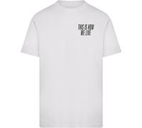 Mister Tee T-Shirt This Is How We Live MT4018 White-XL