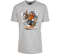 Mister Tee Herren-T-Shirt Vintage Ballin Tee Grau Größe M