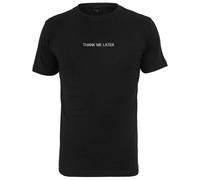 Mister Tee Herren T-Shirt Thank Me Later Tee Schwarz XS