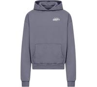 Kapuzensweatshirt MISTERTEE "MisterTee The Perfect Drift Ultra Heavy Cotton Box Hoody", Herren, Gr. L, vintageblau, 100% Baumwolle, bedruckt, Sweatshirts (94502644-L) vintageblau
