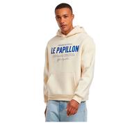 Kapuzensweatshirt "Upscale by Mister Tee Theorie Du Chaos Fluffy Hoody", Herren, Gr. XL, beige (sandweiß), 70% Baumwolle, 30% Polyester, UPSCALE BY MISTER TEE, bedruckt, Langarm, Sweatshirts (36582159
