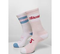 Mister Tee Trust Wanted Socks 2-Pack Lightrose/White-43-46