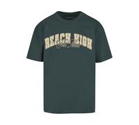 Mister Tee T-Shirt Reach High Fear None Oversize MT3854 Bottlegreen-XS