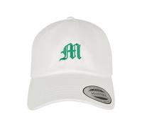 Mister Tee Unisex Letter White Low Profile Baseball Cap, M, one Size