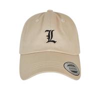 Mister Tee Letter L Low Profile Snapback Cap in Gr. ONE_SIZE in Grau
