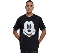 Mister Tee Unisex Disney 100 Mickey Face Oversize Tee Black, L
