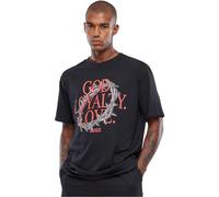 T-Shirt UPSCALE BY MISTER TEE "Upscale by Mister Tee Unisex God Loyalty Love Oversize Tee" Gr. XS, schwarz (black) Herren Shirts (36089113-XS) black