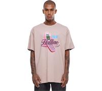 Mister Tee Hotline Oversize Kurzarm-t-shirt 2XL Dusk Rose