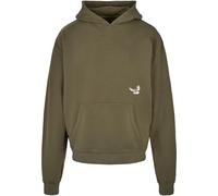 Mister Tee Unisex Kapuzenpullover K-Dot Heavy Oversize Hoody Olive 3XL