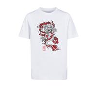 Mister Tee Unisex Kids MTK249-Kids Dragon Baller Tee T-Shirt, White, 146/152