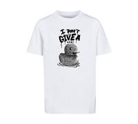 Mister Tee Unisex Kids MTK256-Kids I Don't Give A Tee T-Shirt, White, 158/164