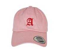 Mister Tee Unisex Letter Pink Low Profile Cap A, one Size