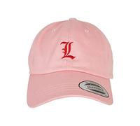 Mister Tee Unisex Letter Pink Low Profile Cap L, one Size