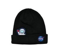 Mister Tee NASA Embroidery Beanie Kids Kinder in Gr. SM in Schwarz