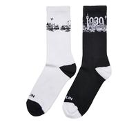 Mister Tee Major City 030 Socks 2-Pack Frauen in Gr. 3538 in Schwarz