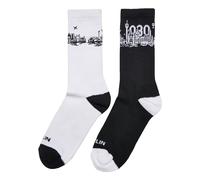 Mister Tee Major City 030 Socks 2-Pack Frauen in Gr. 3538 in Schwarz