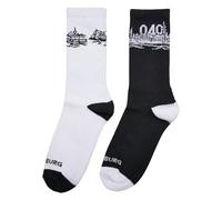 Mister Tee Major City 040 Socks 2-Pack Männer in Gr. 3942 in Schwarz