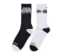 Mister Tee Unisex Major City 069 Socks 2-Pack 43-46 black/white