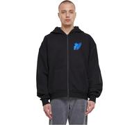 Mister Tee Herren Le Papillon Heavy Oversize Zip Hoody S Black