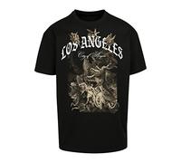 Mister Tee T-Shirt City of Angels Oversize Kurzarm Unisex Schwarz XS