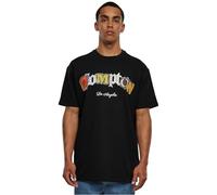 Mister Tee T-Shirt Compton L.A. Oversize Kurzarm Unisex Schwarz 5XL