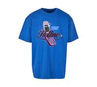 Mister Tee Unisex T-Shirt Hotline Oversize Tee, T-Shirt mit Aufdruck, Oversized Fit, Baumwolle - Print T-Shirt, Grafik T-Shirt