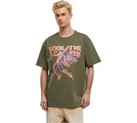 Mister Tee Unisex T-Shirt Look Oversize Tee Olive XXL