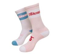 Mister Tee Unisex Trust Wanted Socks 2-Pack lightrose/white, 43-46