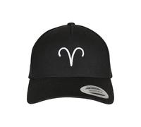 Mister Tee Unisex Zodiac YP Classics 5-Panel Premium Curved Visor Snapback Cap Aries, one Size