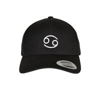 Mister Tee Zodiac YP Classics 5-Panel Premium Curved Visor Snapback Cap Frauen in Gr. ADJUSTABLE in Schwarz