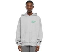 Mister Tee Herren Kapuzenpullover Athletic Club Ultraheavy Oversize mit Frontprint S Grau
